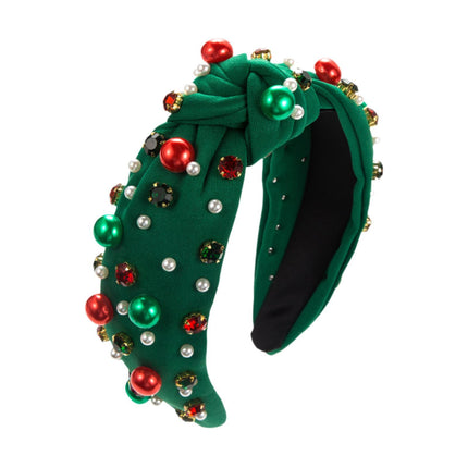 Crofta Xmas Hair Band Favors Photo Christmas Headband for Women Ladies Girls green