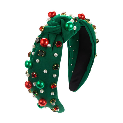 Crofta Xmas Hair Band Favors Photo Christmas Headband for Women Ladies Girls green