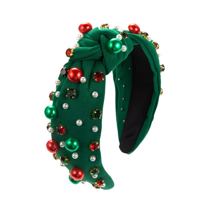 Crofta Xmas Hair Band Favors Photo Christmas Headband for Women Ladies Girls green