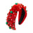 Crofta Xmas Hair Band Favors Photo Christmas Headband for Women Ladies Girls red