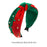 Crofta Xmas Hair Band Favors Photo Christmas Headband for Women Ladies Girls green  red