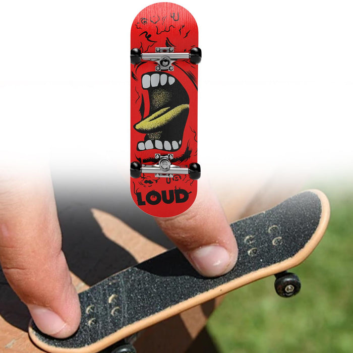 Crofta Fingerboard Creative Collectible Fingertips Movement for Teens Kids Children Red