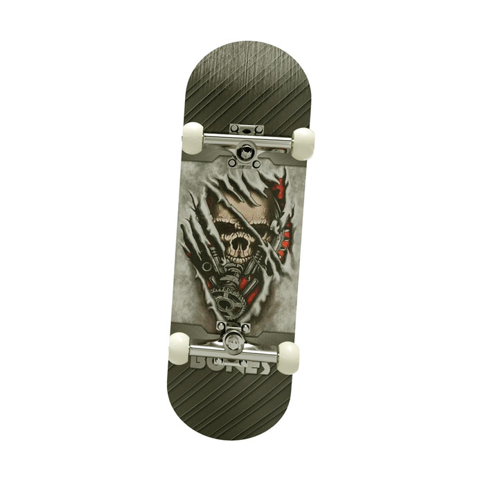 Crofta Fingerboard Creative Collectible Fingertips Movement for Teens Kids Children Black Skull