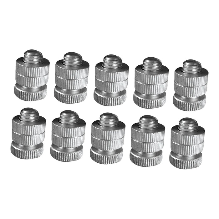 Crofta 10Pcs Metal Connectors Firm Electric Fence Perimeter Alarm System Connectors