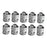 Crofta 10Pcs Metal Connectors Firm Electric Fence Perimeter Alarm System Connectors