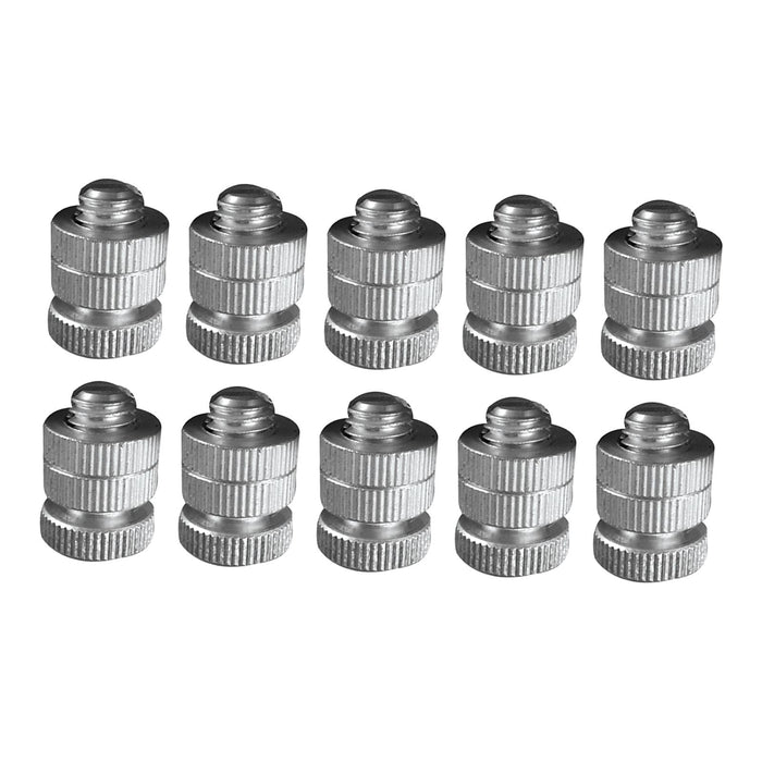 Crofta 10Pcs Metal Connectors Firm Electric Fence Perimeter Alarm System Connectors