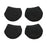 Crofta Luggage Suitcase Wheels Socks Simple Trolley Case Wheel Covers for Table Leg Black