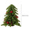 Crofta 15.7inch Small Artificial Christmas Tree for Restaurants Versatile Realistic Style C