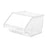 Crofta Acrylic Storage Bin Open Front for Bakeries Retail Stores Kitchen Countertop 20cmx31cmx17cm