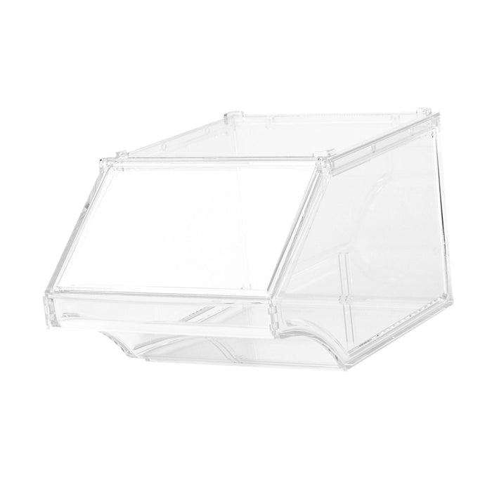 Crofta Acrylic Storage Bin Open Front for Bakeries Retail Stores Kitchen Countertop 20cmx31cmx17cm