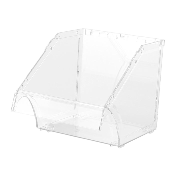 Crofta Acrylic Storage Bin Food Storage Container for Commercial Kitchen Countertop