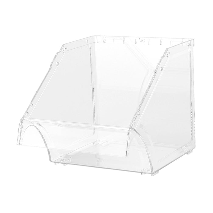 Crofta Acrylic Storage Bin Food Storage Container for Commercial Kitchen Countertop