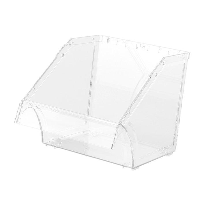 Crofta Acrylic Storage Bin Food Storage Container for Commercial Kitchen Countertop