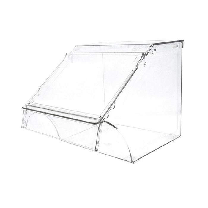 Crofta Acrylic Storage Bin Open Front for Bakeries Retail Stores Kitchen Countertop 24cmx20cmx24cm