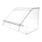 Crofta Acrylic Storage Bin Open Front for Bakeries Retail Stores Kitchen Countertop 24cmx20cmx24cm