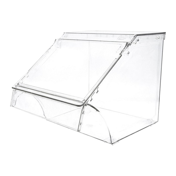 Crofta Acrylic Storage Bin Open Front for Bakeries Retail Stores Kitchen Countertop 24cmx20cmx24cm