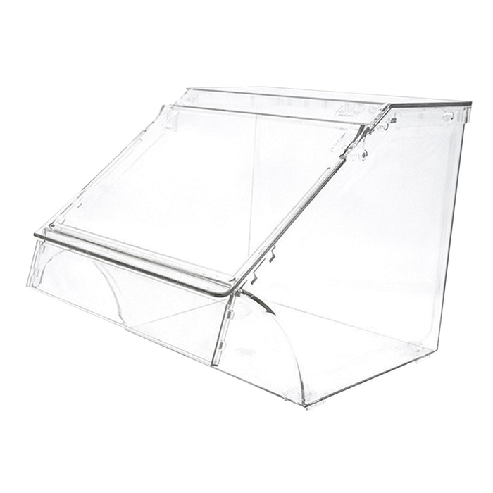 Crofta Acrylic Storage Bin Open Front for Bakeries Retail Stores Kitchen Countertop 24cmx20cmx24cm