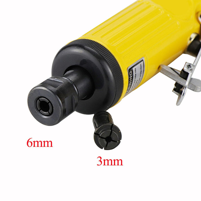 Crofta 1/4â€ Pneumatic Die Grinder Easy to Use Polishing Machine for Pneumatic Tools 197mmx39mm Grinder