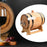 Crofta Wooden Aging Barrel with Stand Wine Brandy Maker Party Table Pub Wine Barrel 1L 18x12.7x15cm