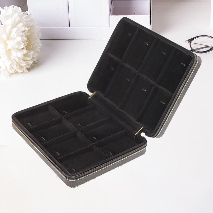 Crofta Jewelry Storage Case Necklace Pendant Container for Travel Home Use Showcase