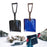 Crofta Folding Snow Shovel Removal Tool Walkway Winter Survival Garden Snow Scraper Black