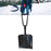 Crofta Folding Snow Shovel Removal Tool Walkway Winter Survival Garden Snow Scraper Black