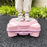 Crofta Children's Luggage with 4 Wheels Kids Luggage Case for Boys and Girls Travel Pink