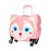 Crofta Children's Luggage with 4 Wheels Kids Luggage Case for Boys and Girls Travel Pink