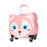 Crofta Children's Luggage with 4 Wheels Kids Luggage Case for Boys and Girls Travel Pink