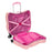 Crofta Children's Luggage with 4 Wheels Kids Luggage Case for Boys and Girls Travel Pink