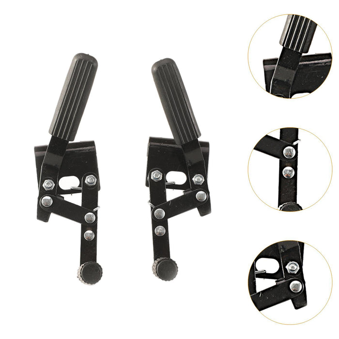 2 Pieces Wheelchair Brake Easy Installation Repair Part Wheelchair Handbrake