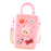 Crofta DIY Beach Hole Bag Tote Bag Trendy Handbag for Women for Party Street Travel pink