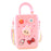 Crofta DIY Beach Hole Bag Tote Bag Trendy Handbag for Women for Party Street Travel pink