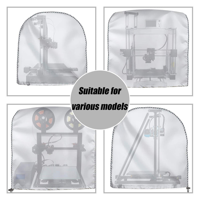 3D Printer Enclosure Multifunctional Dustproof Oxford Cloth 3D Printer Cover 50x50x55cm