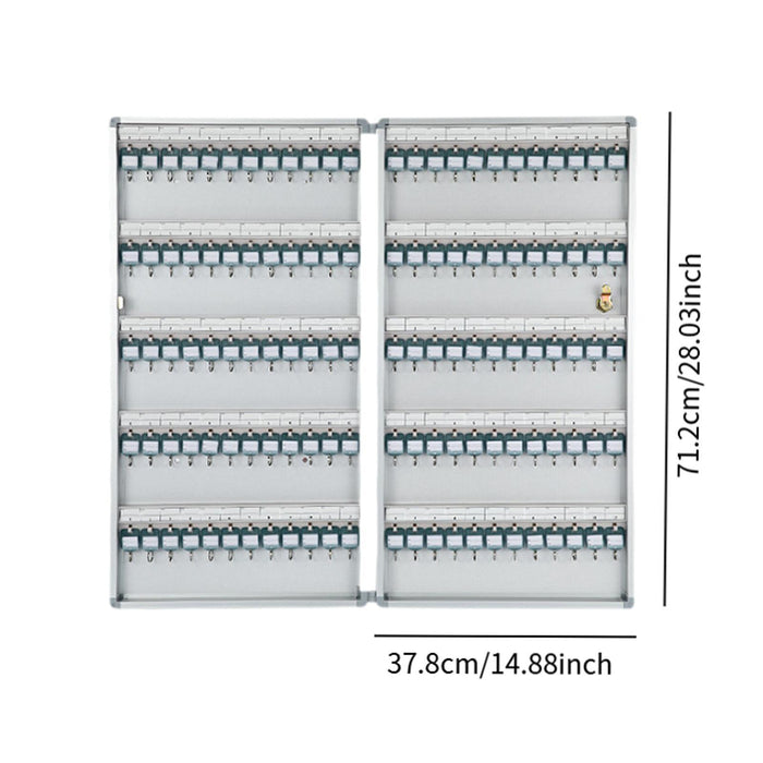 120 Position Key Storage Lock Box for Car and House Keys Repair Shops Hotels