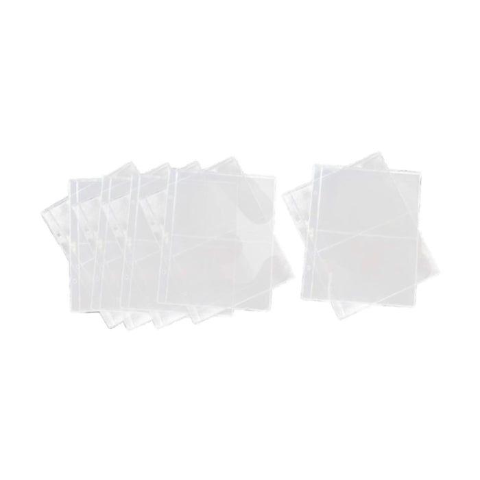 10x Transparent Banknote Holders AntiSlip for Cardstock Business Card Bills