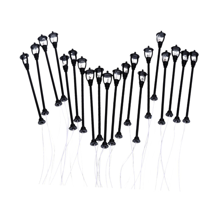 20Pcs Micro Landscape Street Lamp Sand Table 3V Miniature Street Light Model