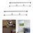 1 Pair Poster Hanger Frame Sturdy Simple Assembly for Offices Picture Hanger Length 33cm