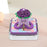 2025 3D Memo Pad Calendar Creative 3D Desk Calendar for Office Home Birthday Purple