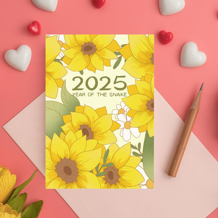 2025 Planner Notebook Gift Year Monthly Daily Planner for School Office Home Sunflower