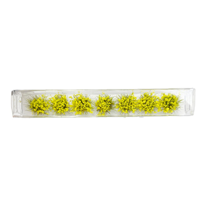 Crofta 7x 1:35 1:48 1:72 1:87 Miniature Grass for Landscape Layout Railroad Scenery Yellow