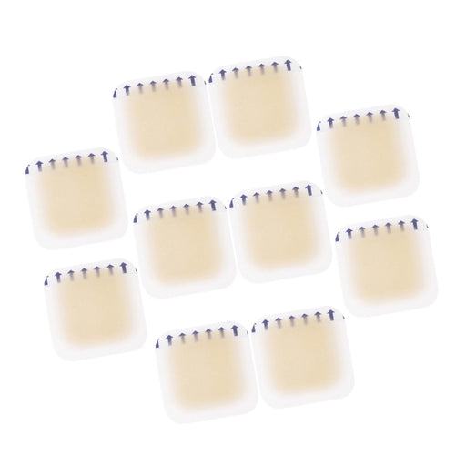 Crofta 10Pcs Gel Shoes Stickers Foot Care for Sports Shoes High Heels 50mmx50mm