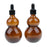 2 Pieces Empty Glass Essential Oil Liquid Aromatherapy Dropper Bottles 100ml