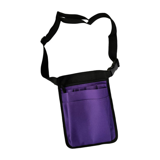 Crofta Nurse Waist Bag Portable Nurse Organizer Belt for Care Kits Tool Tool Indoor violet