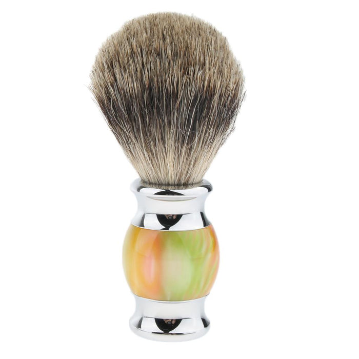 Crofta Wooden Handle Men's Mustache Shaving Brush Grooming Tool for Barber Salon 01