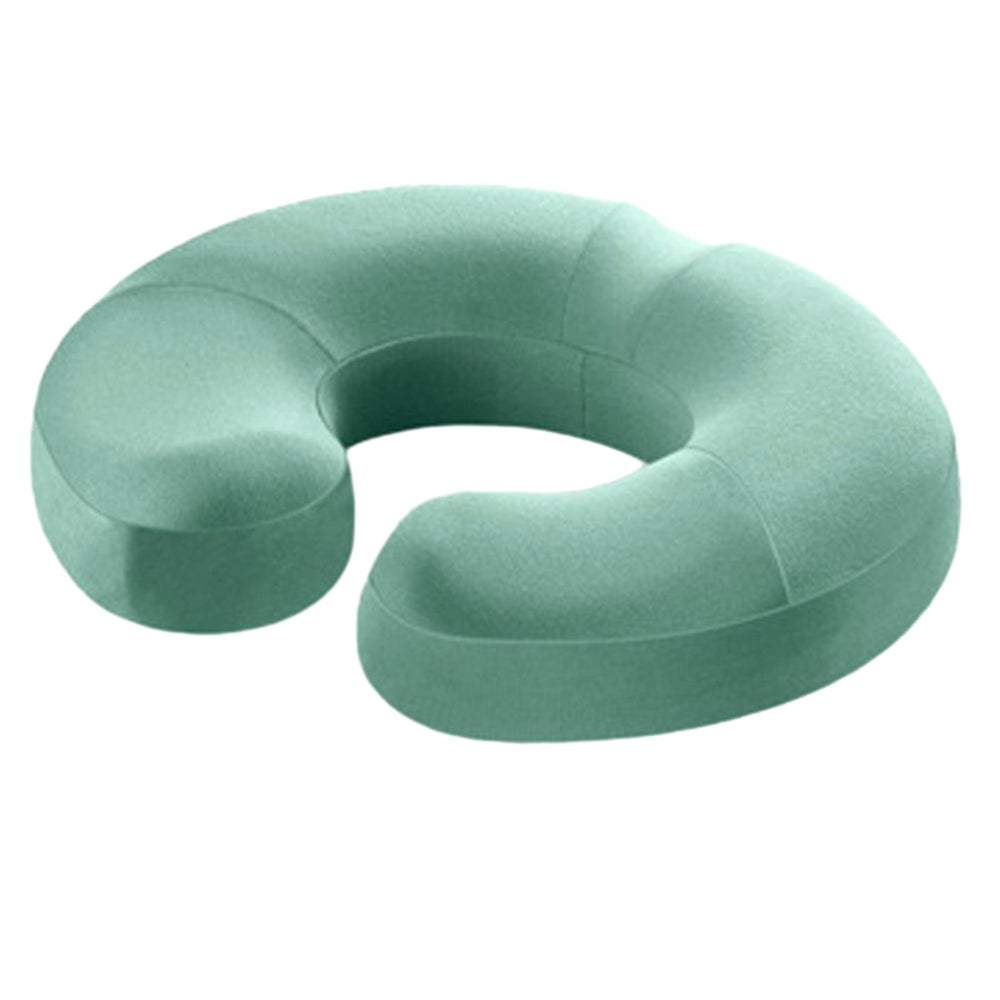 Crofta Donut Pillow Anti Slip Butt Pad Coccyx Cushion Home Memory Foam Seat Cushion Green