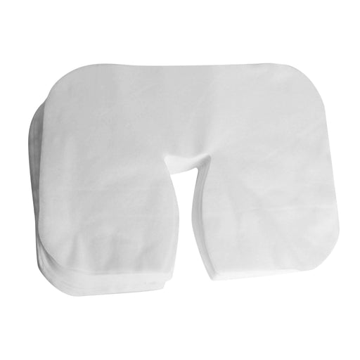 Crofta 100x Disposable Massage Table Face Rest Cushion Cover Headrest Cradle Sheet