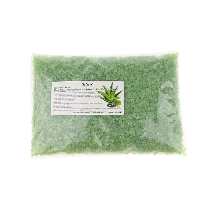 1000g Wax Beans Hot Film Wax Bead Hair Removal Painless Depilatory Aloe