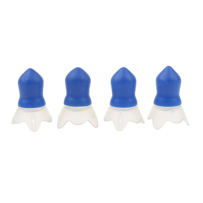 Crofta 2 Pairs Reusable Soft Silicone Earplugs for Airplane Air Pressure Reducing