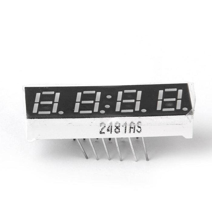 Crofta 10pcs 0.28inch 4 Digit Red LED Display Common Cathode with Time Display